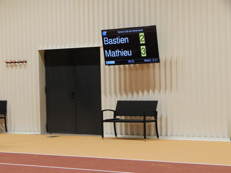 panneau score tennis électronique