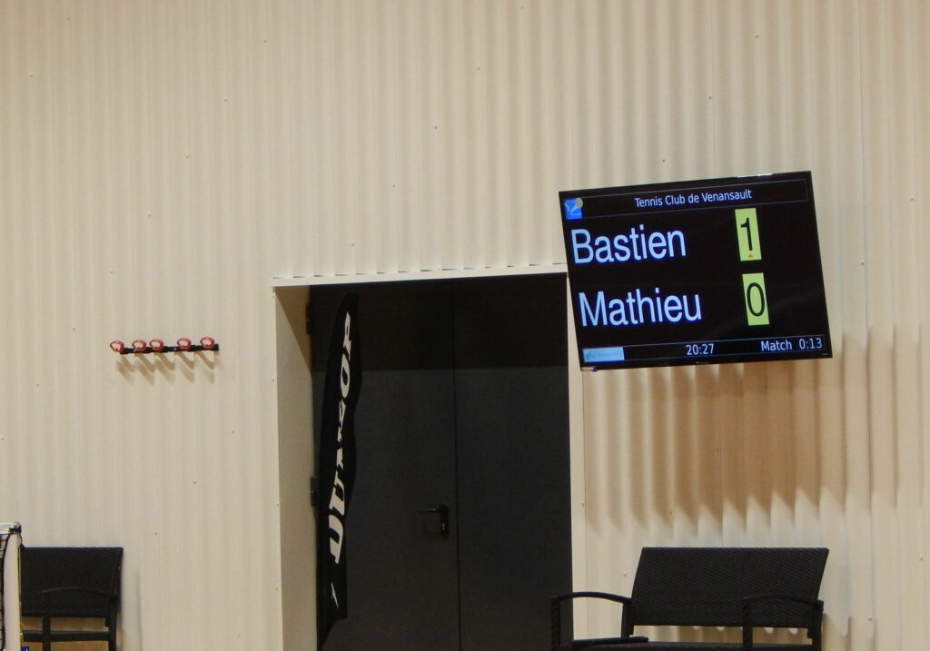 panneau score tennis électronique