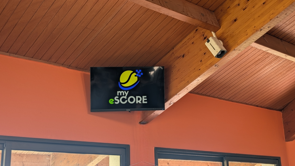 retour d'affichage dans le club house